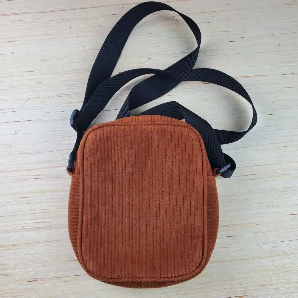 CROSSI |  Corduroy  |  Camel | Small  Crossbody Bag